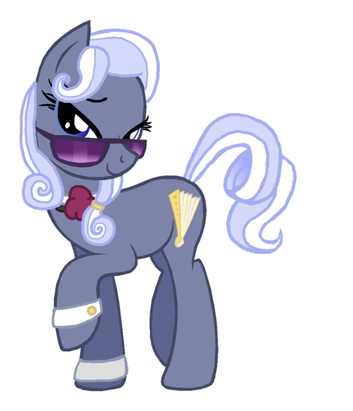 Size: 996x1159 | Tagged: safe, artist:mlpfim-bases, artist:starryoak, derpibooru import, hoity toity, earth pony, pony, cuffs (clothes), female, glasses, mare, pish posh (rule 63), raised hoof, rule 63, simple background, solo, transparent background