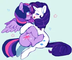 Size: 648x546 | Tagged: safe, artist:twirity, derpibooru import, rarity, twilight sparkle, twilight sparkle (alicorn), alicorn, pony, female, lesbian, mare, rarilight, shipping, sitting on lap