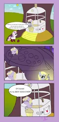 Size: 858x1771 | Tagged: safe, artist:gogglesparks, derpibooru import, derpy hooves, dinky hooves, sweetie belle, pegasus, pony, clothes, comic, cute, equestria's best daughter, female, heartwarming, mare, socks