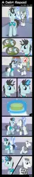 Size: 1600x8141 | Tagged: safe, artist:chainchomp2, derpibooru import, neon lights, rising star, silver shill, earth pony, pony, unicorn, equestria games (episode), leap of faith, aura, baseball cap, bits, cap, clothes, comic, crystal empire, equestria games, glasses, hat, magic, male, medal, neon's bit, pointy ponies, shirt, stallion, vector
