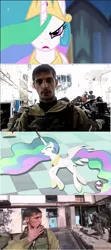 Size: 704x1590 | Tagged: cyrillic, derpibooru import, donetsk people's republic, drama, drama bait, edit, edited screencap, givi, human, irl, irl human, neo-russian, op is a separatist, photo, princess celestia, rebel, russian, safe, screencap, ukraine