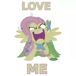 Size: 550x550 | Tagged: clothes, derpibooru import, dress, flutterrage, fluttershy, gala dress, merchandise, redbubble, safe, shirt, solo, sticker, the best night ever, you're going to love me