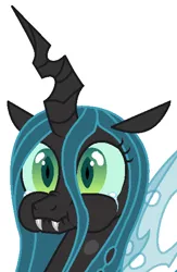 Size: 401x614 | Tagged: artist:adlaz, aweeg*, crying, derpibooru import, puffy cheeks, queen chrysalis, regret, sad, safe, scrunchy face, simple background