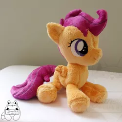 Size: 2964x2964 | Tagged: artist:janellesplushies, beanie (plushie), derpibooru import, irl, photo, plushie, safe, scootaloo, solo