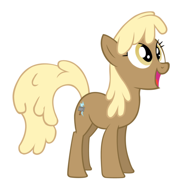 Size: 4000x4000 | Tagged: safe, artist:the-bitterman, derpibooru import, mjölna, earth pony, pony, cute, female, happy, looking up, mare, open mouth, simple background, smiling, solo, transparent background, vector