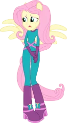 Size: 6205x11337 | Tagged: dead source, safe, artist:birdalliance, derpibooru import, fluttershy, saddle rager, equestria girls, power ponies (episode), absurd resolution, hilarious in hindsight, power ponies, simple background, solo, transparent background, vector