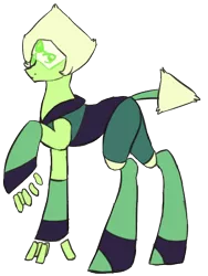Size: 422x562 | Tagged: safe, artist:cottoncloudy, derpibooru import, ponified, pony, chips, doritos, food, long legs, peridot (steven universe), solo, space dorito, steven universe, tall