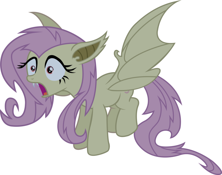 Size: 14123x11176 | Tagged: safe, artist:xhalesx, derpibooru import, fluttershy, bat pony, bats!, absurd resolution, bat ponified, fangs, flutterbat, flying, race swap, simple background, solo, .svg available, transparent background, vector