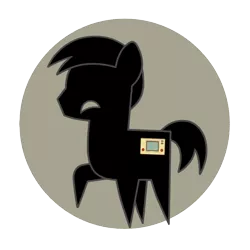 Size: 800x800 | Tagged: safe, artist:perfectpinkwater, derpibooru import, ponified, pony, game & watch, game and watch, mr. game & watch, nintendo, pointy ponies, solo, super smash bros.