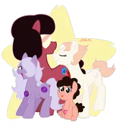 Size: 1250x1325 | Tagged: safe, artist:nolycs, derpibooru import, ponified, pony, amethyst (steven universe), garnet (steven universe), pearl (steven universe), steven quartz universe, steven universe