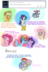 Size: 700x1049 | Tagged: applejack, applejack (male), artist:ryuspike, ask, bubble berry, butterscotch, derpibooru import, dusk shine, elusive, fluttershy, honesty, mane six, pinkie pie, rainbow blaze, rainbow blitz, rainbow dash, rainbow daze, rarity, rule 63, safe, spread wings, tumblr, twilight sparkle, wingboner, wings