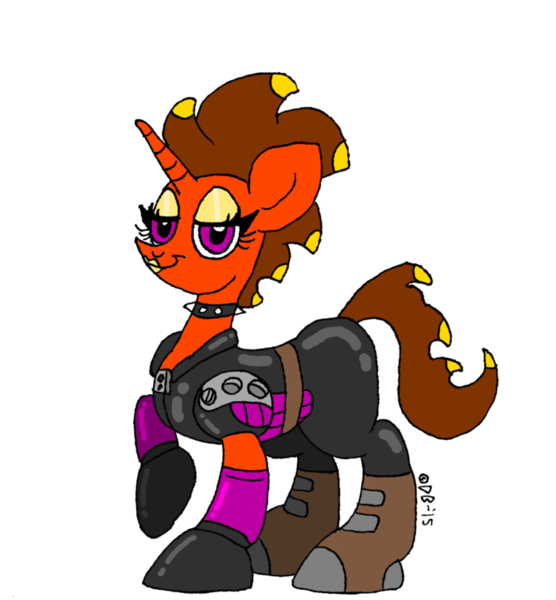 Size: 861x929 | Tagged: safe, artist:dragonboi471, derpibooru import, ponified, pony, fluffy(character), solo, ty the tasmanian tiger