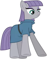 Size: 1319x1658 | Tagged: artist:k-anon, derpibooru import, looking down, maud pie, maud pie (episode), safe, simple background, solo, svg, .svg available, transparent background, vector