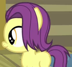 Size: 263x244 | Tagged: banana peel (character), derpibooru import, for whom the sweetie belle toils, safe, screencap, solo