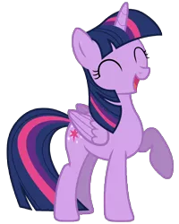 Size: 8000x10000 | Tagged: safe, artist:mpnoir, derpibooru import, twilight sparkle, twilight sparkle (alicorn), alicorn, pony, princess twilight sparkle (episode), .svg available, absurd resolution, female, mare, raised hoof, simple background, smiling, solo, transparent background, vector