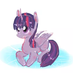 Size: 2000x2000 | Tagged: safe, artist:puffpink, derpibooru import, twilight sparkle, twilight sparkle (alicorn), alicorn, pony, female, mare, solo