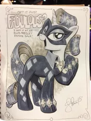 Size: 799x1065 | Tagged: artist:andypriceart, derpibooru import, grayscale, monochrome, power ponies, power ponies (episode), radiance, rarity, safe, traditional art