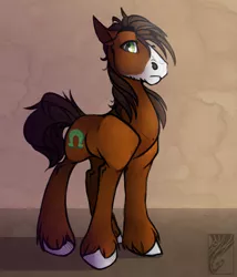 Size: 1885x2200 | Tagged: appleoosa's most wanted, artist:casynuf, derpibooru import, hatless, missing accessory, safe, solo, that was fast, trouble shoes
