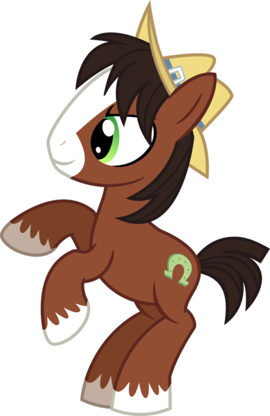 Size: 2521x3879 | Tagged: safe, artist:cheezedoodle96, derpibooru import, trouble shoes, pony, appleoosa's most wanted, .svg available, >:), cute, little troubleshoes, rearing, simple background, solo, svg, transparent background, troublebetes, vector, younger