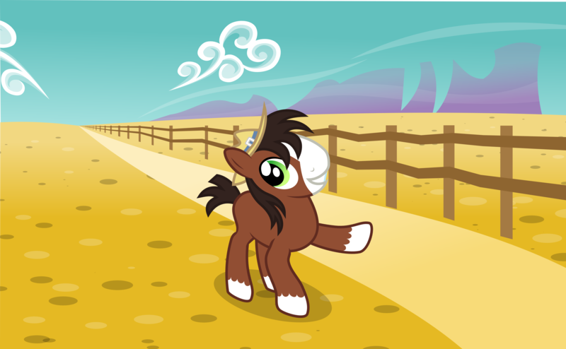 Size: 5000x3090 | Tagged: appleoosa's most wanted, artist:korakduhart, colt, cute, derpibooru import, happy, little troubleshoes, male, safe, smiling, solo, troublebetes, trouble shoes, vector, younger