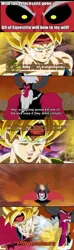 Size: 487x1640 | Tagged: bardock, derpibooru import, dragon ball z, dragonball z abridged, exploitable meme, lord tirek, meme, safe, super saiyan, tirek is so utterly boned it's tragic, tirek vs everyone meme