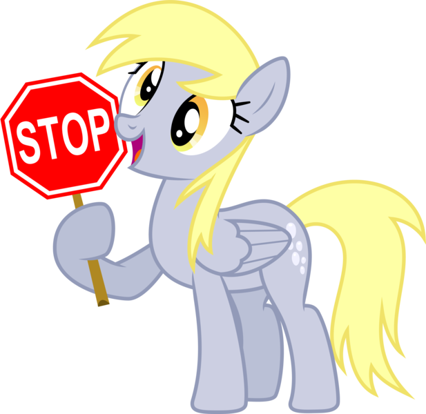 Size: 3573x3477 | Tagged: safe, artist:yanoda, derpibooru import, edit, derpy hooves, pegasus, pony, rainbow falls, derpy's flag, epic get, female, get, high res, hilarious in hindsight, hoof hold, index get, jack black, lol, mare, octagon, open mouth, repdigit milestone, sesame street, shame, simple background, smiling, solo, stop sign, transparent background, vector