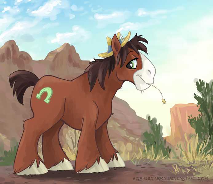 Size: 1000x866 | Tagged: appleoosa's most wanted, artist:spainfischer, cute, derpibooru import, happy, safe, solo, straw, troublebetes, trouble shoes