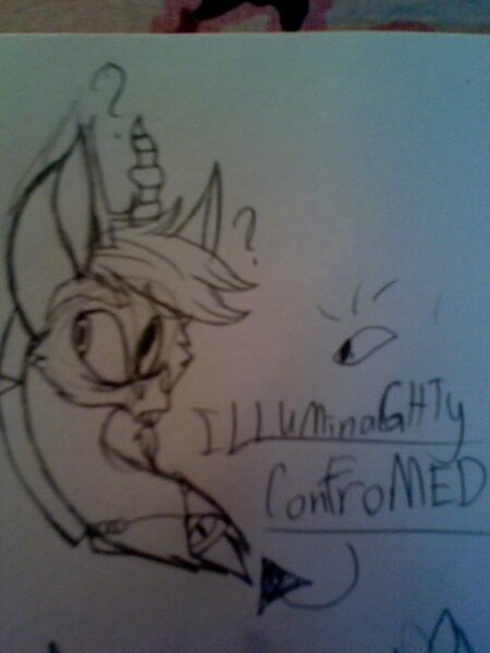 Size: 1536x2048 | Tagged: artist:legendcraft, derpibooru import, discord, illuminati confirmed, monochrome, safe, traditional art, twilight's kingdom