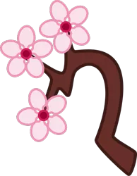 Size: 581x749 | Tagged: artist:cheezedoodle96, cherry blossom (idw), cherry blossoms, cutie mark, derpibooru import, flower, flower blossom, idw, safe, simple background, spoiler:comic29, svg, .svg available, transparent background, vector