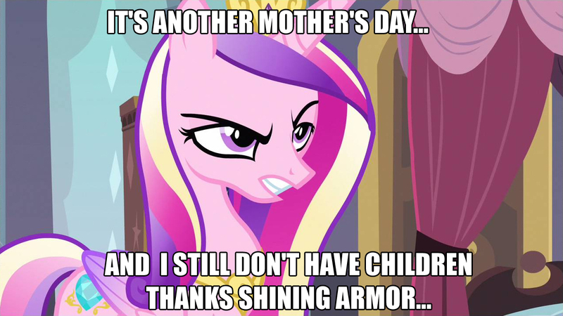 Size: 1280x720 | Tagged: caption, derpibooru import, image macro, meme, mother's day, princess cadance, safe, shining armor, text