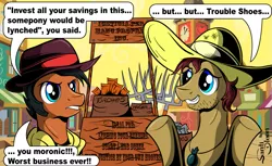 Size: 915x560 | Tagged: safe, artist:santi-dleon, derpibooru import, beuford, mccree, pony, appleoosa's most wanted, appleloosa, background pony, business, hanging (by neck), lynching, pitchfork, torch