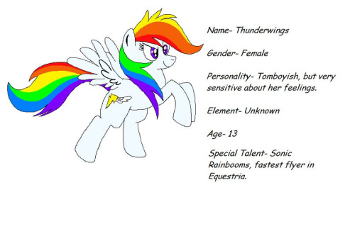 Size: 500x326 | Tagged: derpibooru import, donut steel, oc, oc:thunderwings, offspring, parent:rainbow dash, parent:soarin', parents:soarindash, recolor, safe, simple background, unofficial characters only, white background