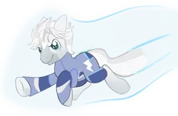 Size: 3295x2152 | Tagged: safe, artist:skittledeedoo, derpibooru import, ponified, pony, marvel, quicksilver (marvel comics), solo