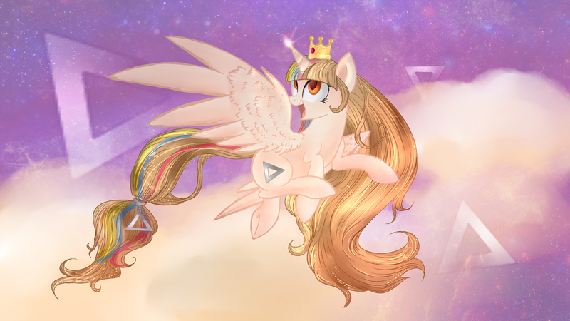 Size: 1920x1080 | Tagged: safe, artist:segraece, derpibooru import, ponified, pony, coronet (headwear), galaco, vocaloid