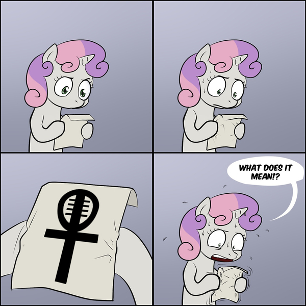 Size: 1280x1280 | Tagged: ace of base, derpibooru import, exploitable meme, meme, obligatory pony, safe, sweetie belle, sweetie's note meme