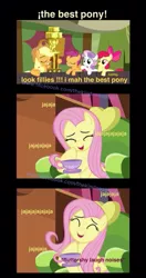 Size: 539x1024 | Tagged: apple bloom, applejack, appleoosa's most wanted, cutie mark crusaders, derpibooru import, fluttershy, lol, meme, safe, scootaloo, sweetie belle, watermark