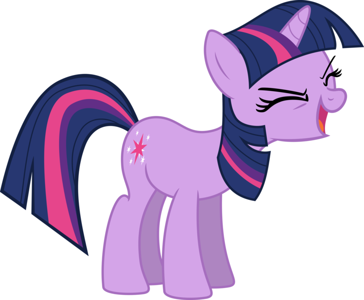 Size: 7610x6287 | Tagged: safe, artist:emedina13, derpibooru import, twilight sparkle, pony, unicorn, sonic rainboom (episode), absurd resolution, cheering, eyes closed, female, flutteryay, mare, simple background, solo, transparent background, unicorn twilight, vector, yay