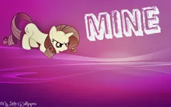 Size: 1024x640 | Tagged: artist:xxstrawberry-rosexx, derpibooru import, discorded, mine!, rarity, safe, smiling, vector, wallpaper