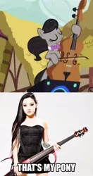 Size: 606x1150 | Tagged: caption, cello, derpibooru import, image macro, meme, musical instrument, octavia melody, safe, screencap, slice of life (episode), text, that's my pony, that's my x, tina guo