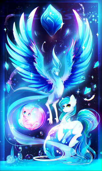 Size: 1922x3222 | Tagged: articuno, artist:koveliana, chromatic aberration, color porn, crossover, derpibooru import, mew, novosibirsk, oc, oc:sibby, pokémon, russia, safe, sibbronycon