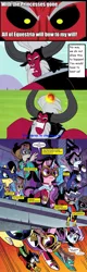 Size: 645x2020 | Tagged: artist needed, source needed, safe, derpibooru import, edit, edited screencap, idw, screencap, fili-second, humdrum, humdrum (pony), lord tirek, masked matter-horn, mistress marevelous, radiance, saddle rager, zapp, centaur, earth pony, pegasus, pony, unicorn, twilight's kingdom, spoiler:comic, spoiler:comicannual2014, colt, exploitable meme, female, male, mare, meme, power ponies, tirek vs everyone meme