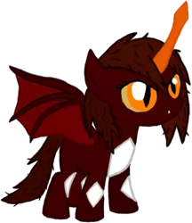 Size: 800x924 | Tagged: safe, artist:zeroviks, derpibooru import, ponified, kaiju, kaiju pony, pony, cute, destoroyah, destoroyah (female), female, filly, godzilla (series)