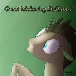 Size: 2000x2000 | Tagged: safe, artist:melodicstream, derpibooru import, doctor whooves, time turner, pony, slice of life (episode), great whickering stallions, great wickering stallions, male, solo, stallion