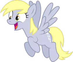 Size: 1413x1204 | Tagged: safe, artist:valadrem, derpibooru import, derpy hooves, pegasus, pony, slice of life (episode), .svg available, cute, derpabetes, female, happy, mare, open mouth, simple background, smiling, solo, svg, transparent background, vector