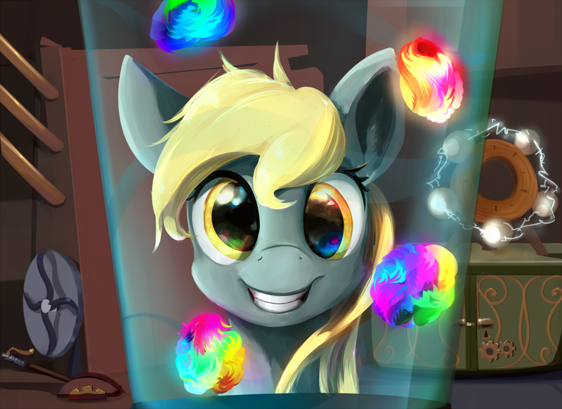 Size: 1375x1000 | Tagged: safe, artist:scootiebloom, derpibooru import, derpy hooves, pegasus, pony, slice of life (episode), female, fireworks, flameless fireworks, mare, scene interpretation, solo