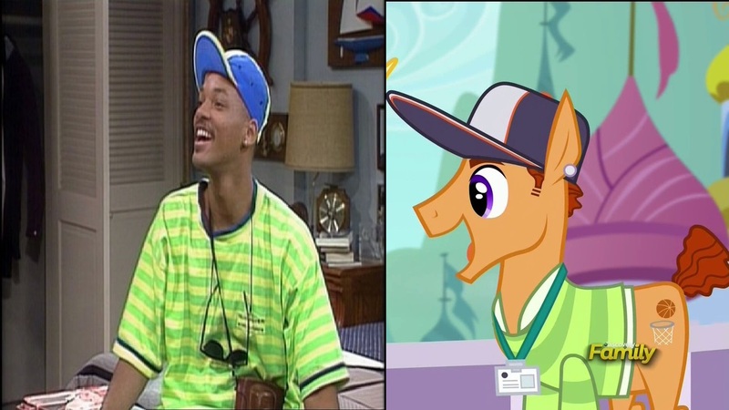 Size: 1280x720 | Tagged: safe, derpibooru import, screencap, free throw, ponified, human, pony, princess spike (episode), irl, irl human, photo, the fresh prince of bel-air, will smith