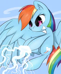 Size: 800x960 | Tagged: artist:[redacted], backwards cutie mark, derpibooru import, lightning, rainbow dash, safe, solo