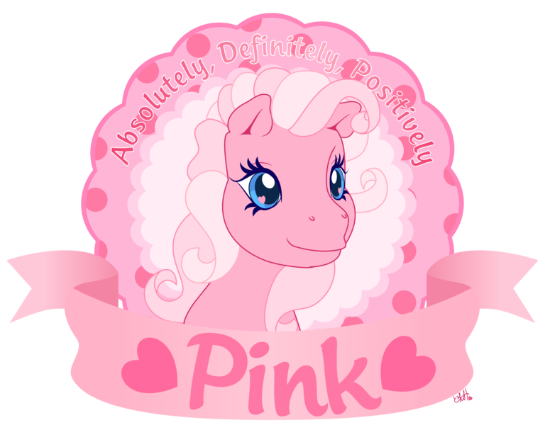 Size: 5440x4209 | Tagged: absurd resolution, artist:prettywitchdoremi, catchphrase, derpibooru import, g3, pinkie pie, pinkie pie (g3), safe, solo