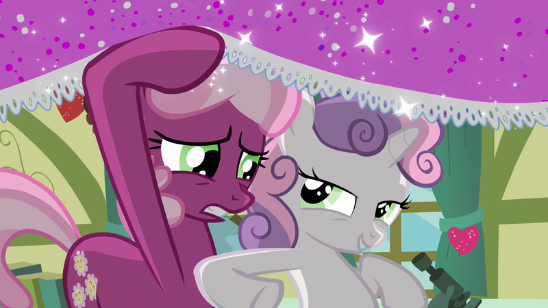 Size: 1280x720 | Tagged: cheerilee, derpibooru import, hearts and hooves day, hearts and hooves day (episode), nudge, ponyville schoolhouse, safe, screencap, sweetie belle