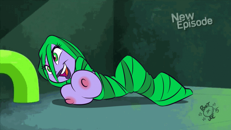 Size: 960x540 | Tagged: questionable, artist:ponut_joe, derpibooru import, mane-iac, equestria girls, power ponies (episode), animated, bondage, bouncing, bouncing breasts, breasts, busty mane-iac, equestria girls interpretation, equestria girls-ified, female, frame by frame, funny porn, jiggle, new episode, nipples, nudity, scene interpretation, solo, solo female